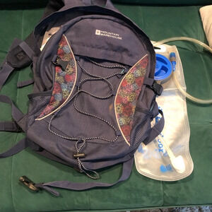 Mountain Warehouse hiking backpack with removable plastic water bladder